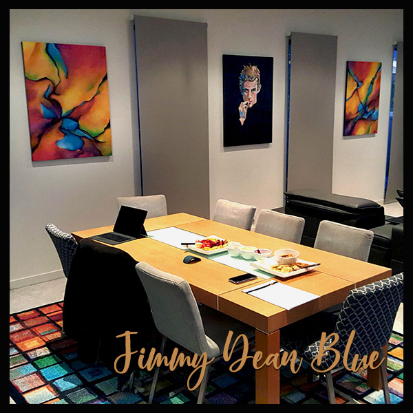 JImmy Dean Blue Commissioned Artwork